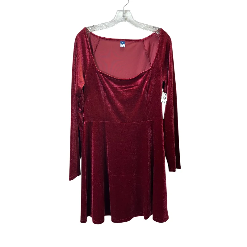 flashy party dressesDress Party Short By Old Navy In Maroon, Size:L