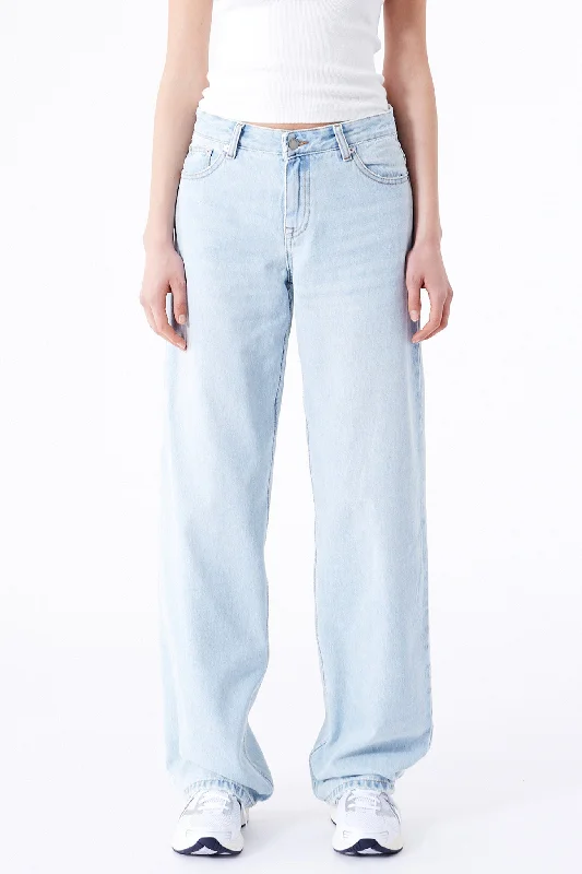 women's denim jeans with pocketsDR DENIM Hill Low Jeans Pale