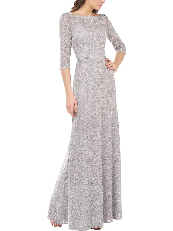 bachelorette party dressesWomens Metallic Embellished Evening Dress