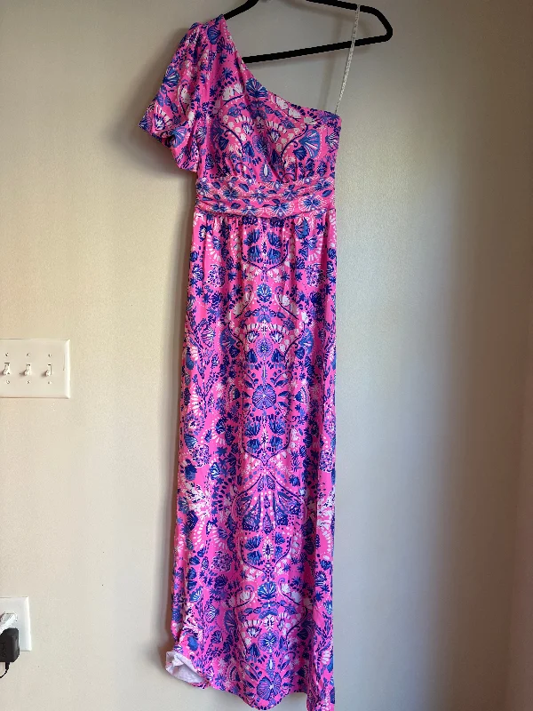 leather party dressesDress Party Long By Lilly Pulitzer In Pink, Size: Xs