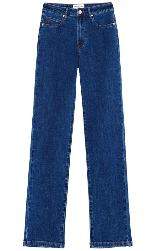 women's denim jeans for a relaxed lookBrieg Deep Wash Jean