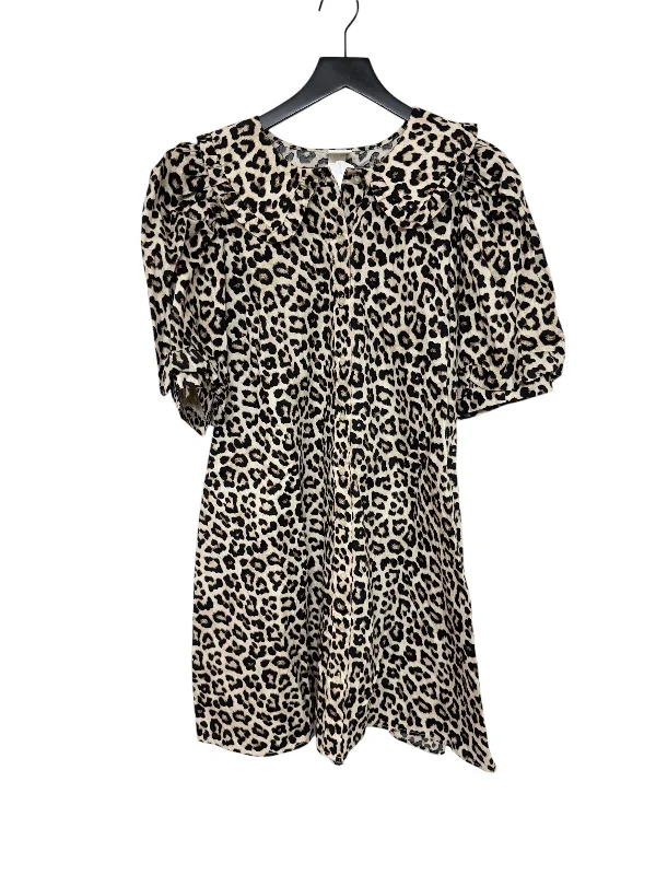 metallic party dressesDress Party Short By H&m In Leopard Print, Size: M