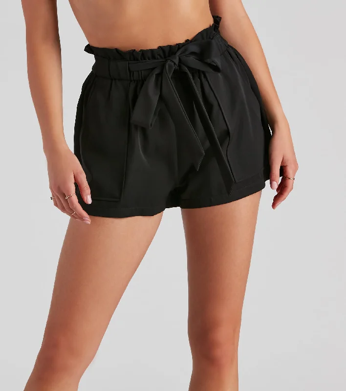 women's classic shortsA Perfect Look Paper Bag Shorts