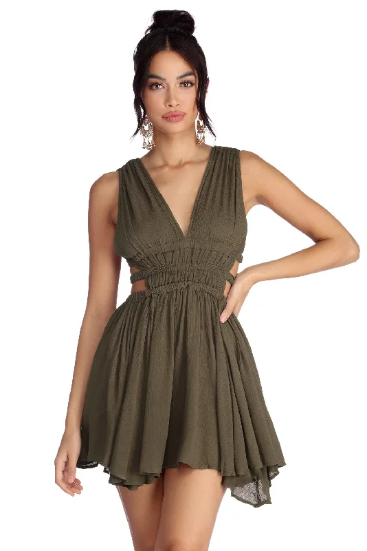 designer Mimi dresses under $100Summer Vibes Stylish Gauzy Mini Dress