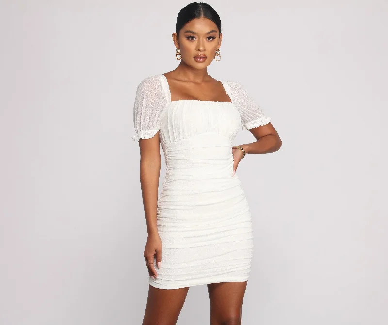 designer-inspired Mimi dresses for luxury on a budgetRomance In Stylish Ruffles Mini Dress