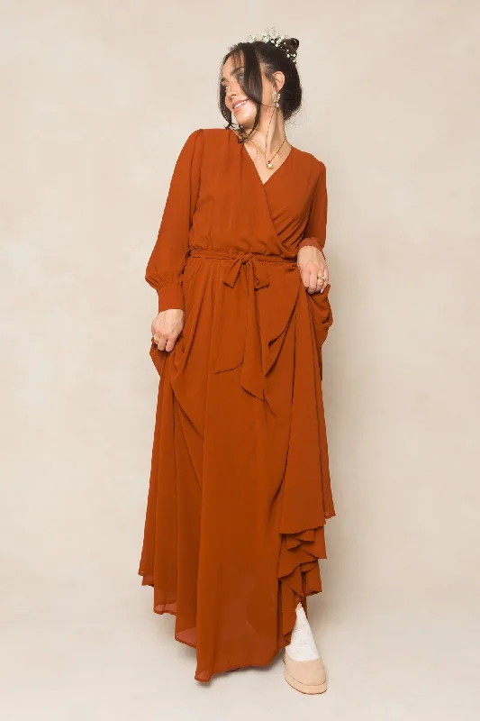 women's ball gown dressesAndie Dress in Amber Chiffon