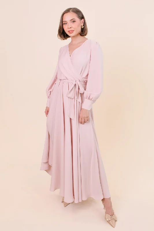 women's boho dressesAndie Dress in Powder Pink - FINAL SALE