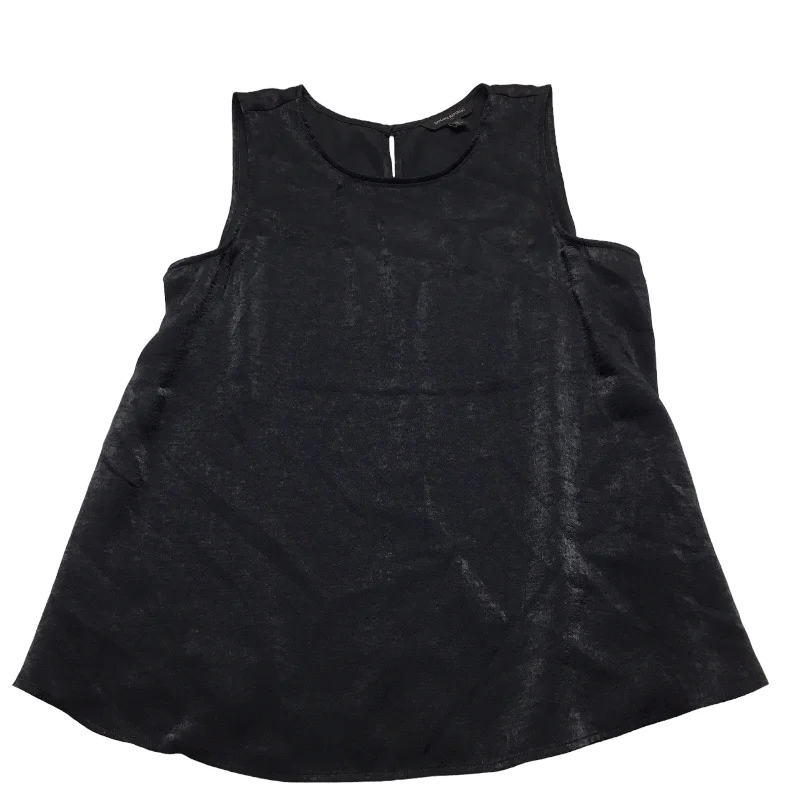 women's tops with unique designsBlack Top Sleeveless Banana Republic, Size M