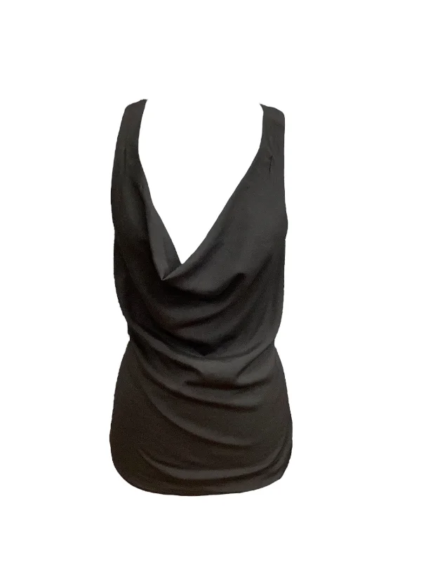 women's tops for those who want to add a bit of flair and personality to their looksBlack Top Sleeveless Banana Republic, Size M