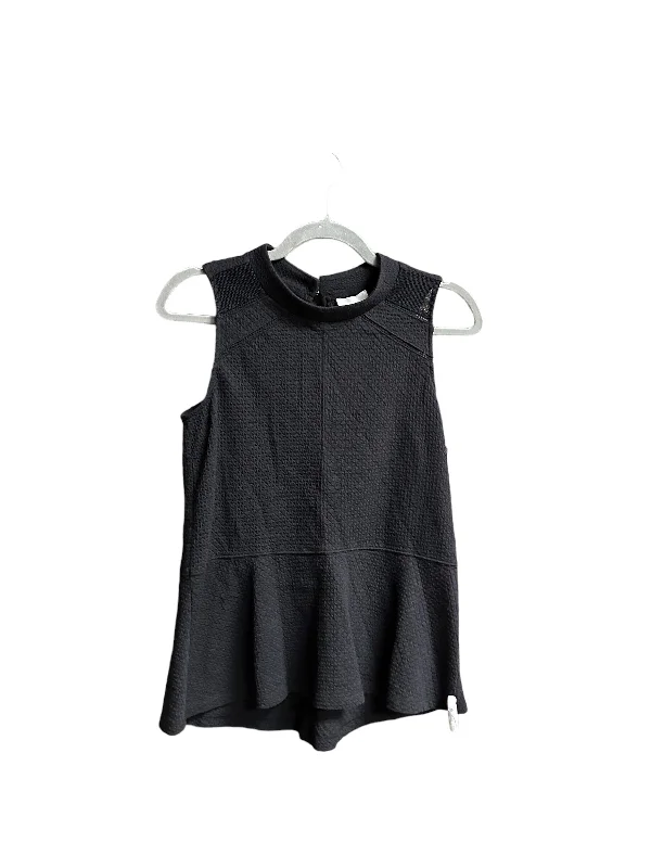 women's tops for those who want to wear versatile pieces that can be dressed up or downBlack Top Sleeveless Deletta, Size Xs