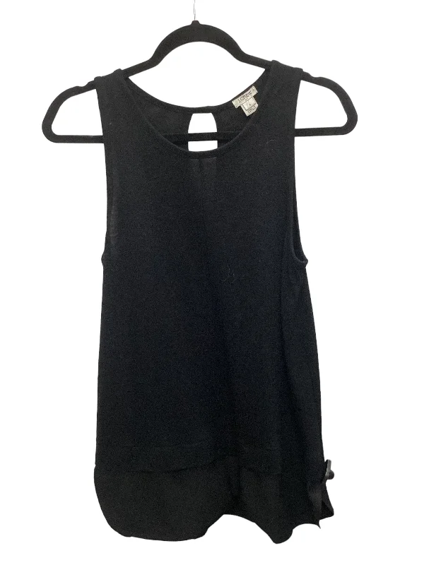 women's tops for those who love bold and vibrant colorsBlack Top Sleeveless J. Crew, Size S