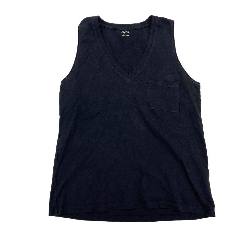 women's tops for those who love to experiment with fashionBlack Top Sleeveless Madewell, Size Xs