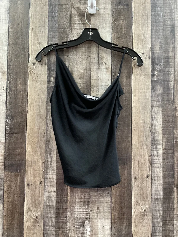 women's tops for summer festivalsBlack Top Sleeveless Urban Outfitters, Size Petite   S