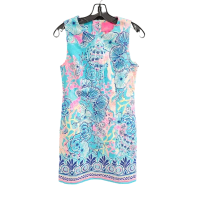 women's pastel dressesBlue & Pink Dress Designer Lilly Pulitzer, Size 2