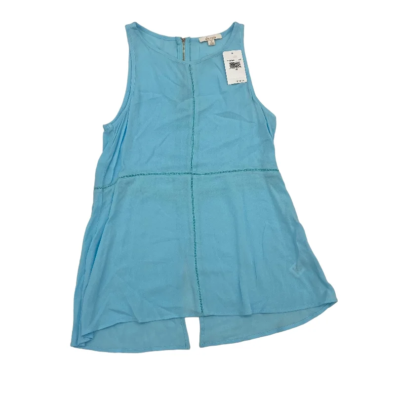 women's tops for those who want to create outfits that are both trendy and timelessBlue Top Sleeveless Ella Moss, Size Xs