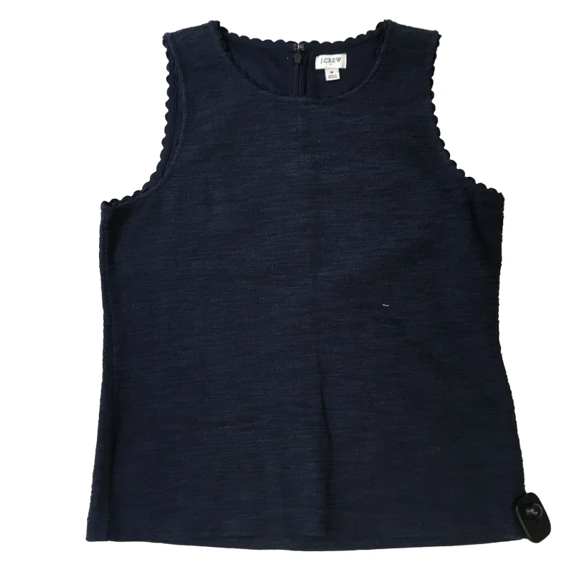 women's tops for cocktail partiesBlue Top Sleeveless J. Crew, Size M