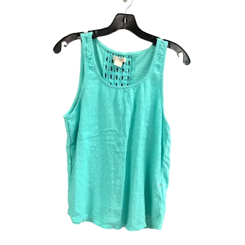 women's tops for those who want to create outfits that reflect their personal style and sense of fashionBlue Top Sleeveless Lucky Brand, Size L