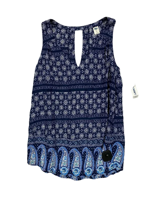 women's tops for those who want to create outfits that reflect their personal style and sense of fashionBlue Top Sleeveless Old Navy, Size Xs