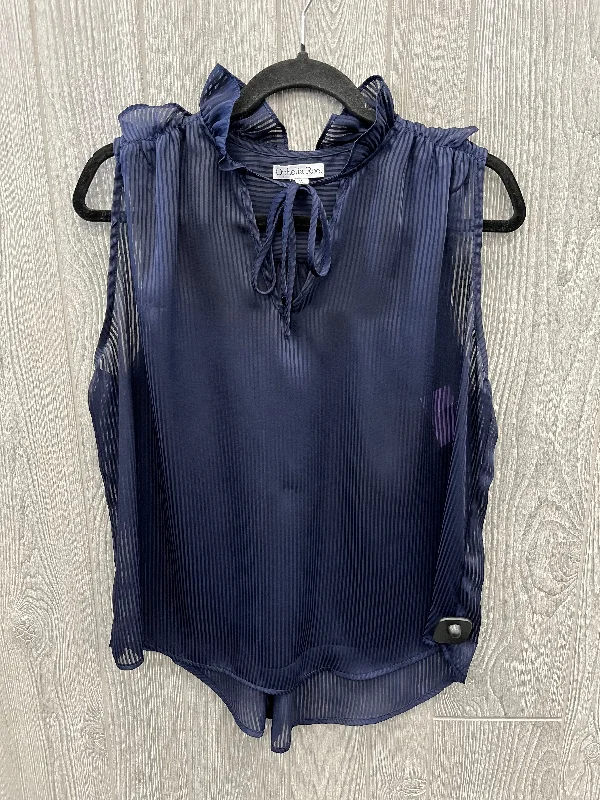 women's tops that offer a perfect blend of style, comfort, and affordabilityBlue Top Sleeveless Ophelia Roe, Size M