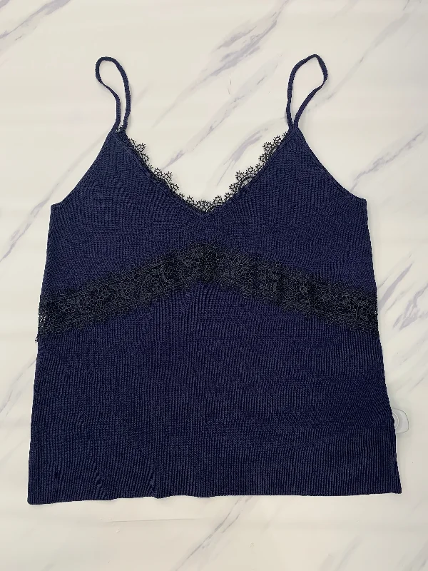 long-sleeved women's topsBlue Top Sleeveless Zara, Size M