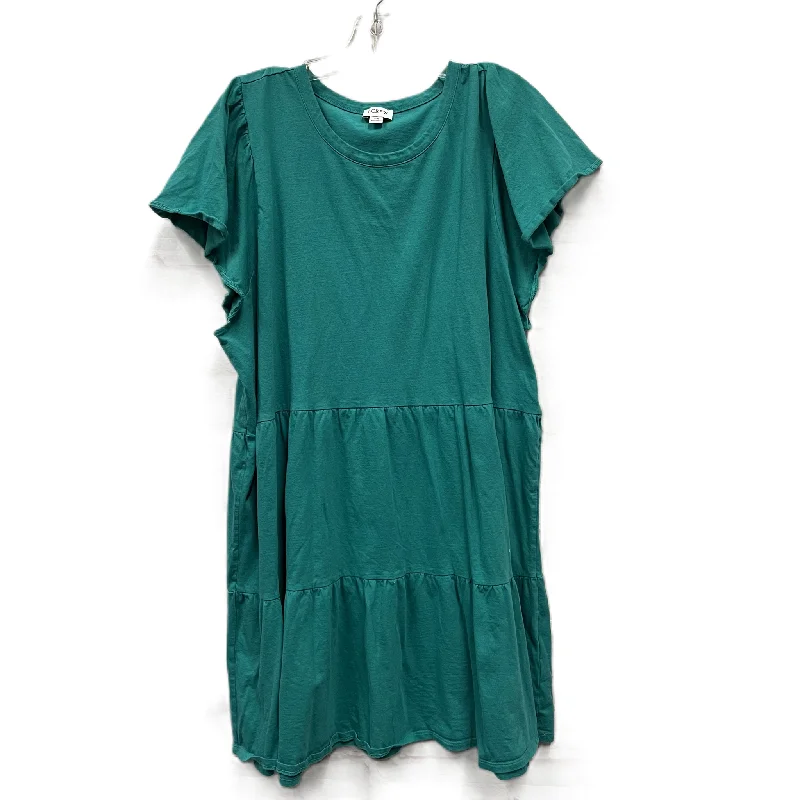 women's glam dressesDress Casual Short By J. Crew In Teal, Size: 2x