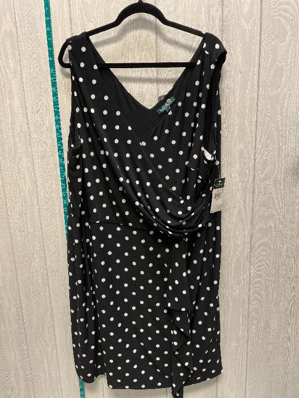 women's unique dressesDress Work By Lauren By Ralph Lauren In Polkadot Pattern, Size: 3x