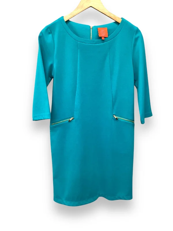 women's neon dressesDress Work By Tracy Negoshian In Teal, Size: S