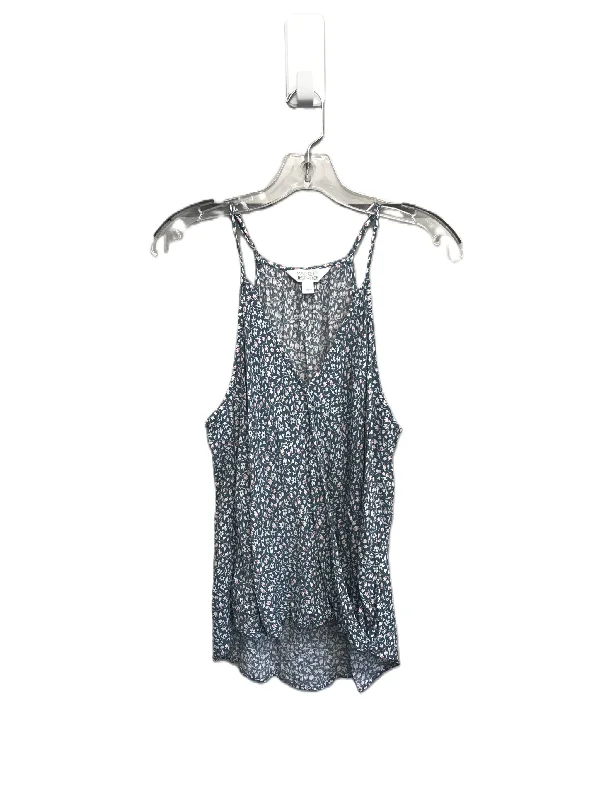 women's tops for those who want to add a touch of elegance and sophistication to their everyday wearFloral Print Top Sleeveless By Market & Spruce, Size: L