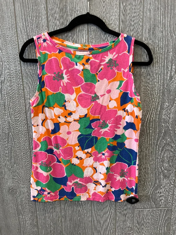 women's tops for layeringFloral Print Top Sleeveless Talbots, Size S