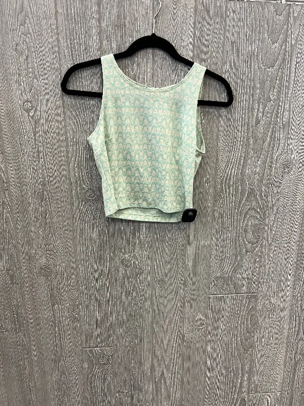 women's tops with unique designsGreen Top Sleeveless Altard State, Size S