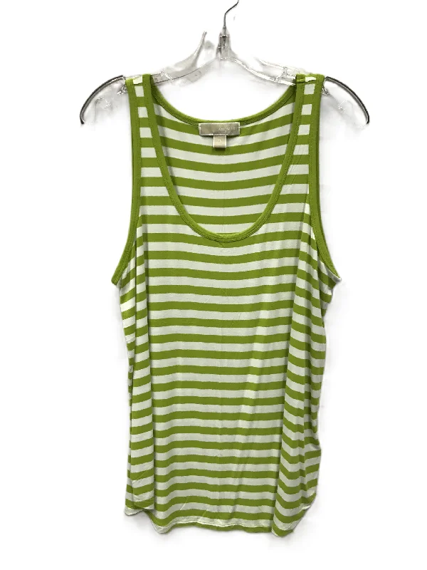 women's tops with bell sleevesGreen Top Sleeveless By Michael By Michael Kors, Size: Xl