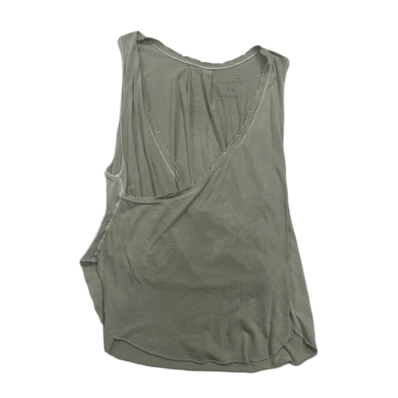 women's tops for those who want to stay warm and stylish during colder weatherGreen Top Sleeveless By We The Free, Size: M