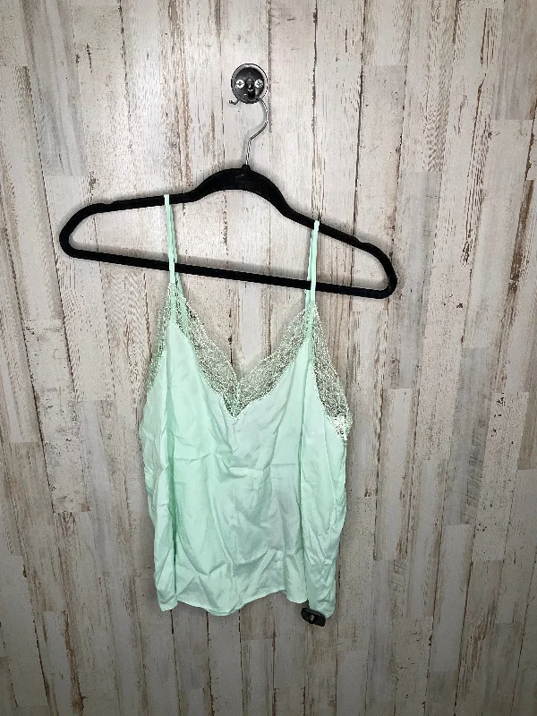 women's tops for those who want to invest in timeless piecesGreen Top Sleeveless Cma, Size L