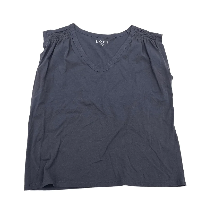 women's tops for those who believe in expressing their individuality through fashionGrey Top Sleeveless Basic Loft, Size M