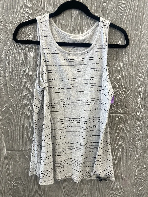 women's tops for picnics in the parkGrey Top Sleeveless Sonoma, Size M