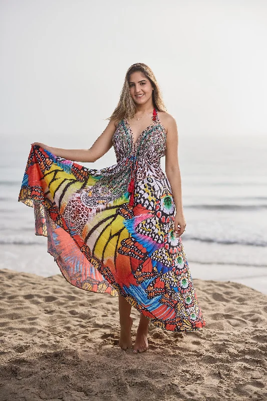 women's custom dressesHawaii dress, butterfly BACK IN STOCK