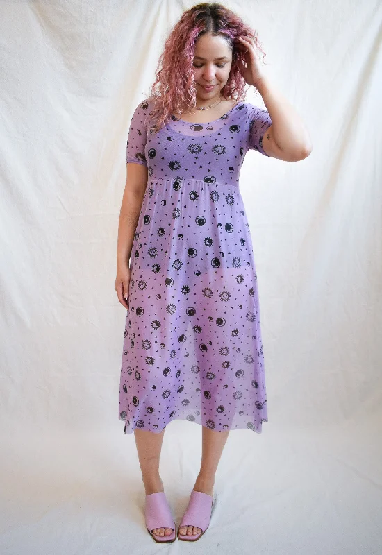 women's everyday dressesMegumi Dress in Lavender Skies