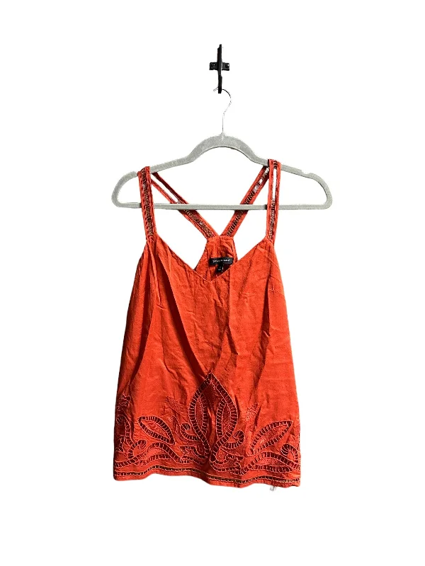 women's tops for those who want to create stylish and put-together outfits without spending a fortuneOrange Top Sleeveless Banana Republic, Size S