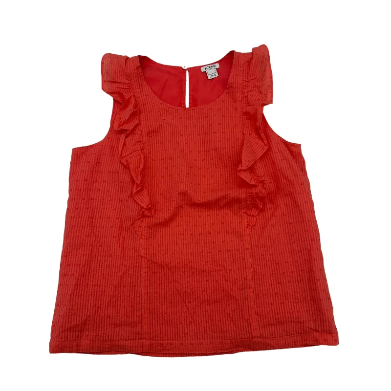 breathable women's tops for summerOrange Top Sleeveless J. Crew, Size S