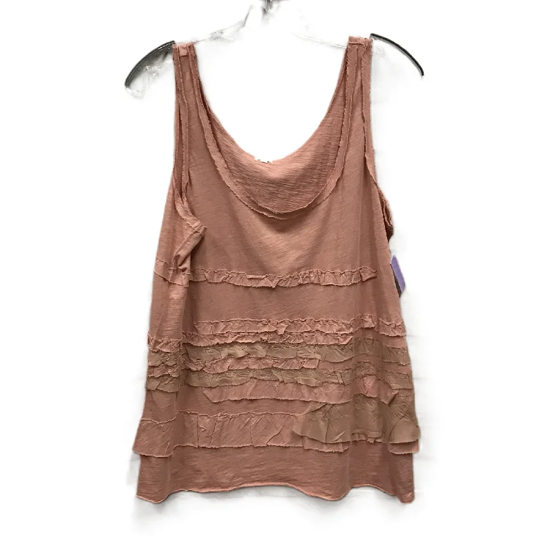 women's tops for date nightsPeach Top Sleeveless By J. Crew, Size: Xl