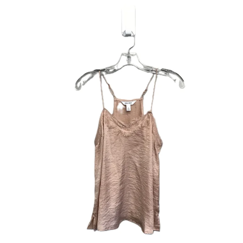 women's tops for minimalist aestheticsPink Top Sleeveless By Nine West, Size: S