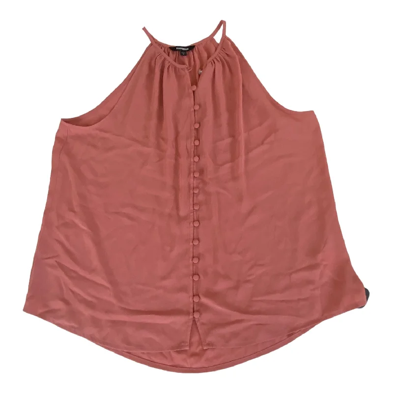 women's tops for those who love to experiment with fashionPink Top Sleeveless Express, Size L