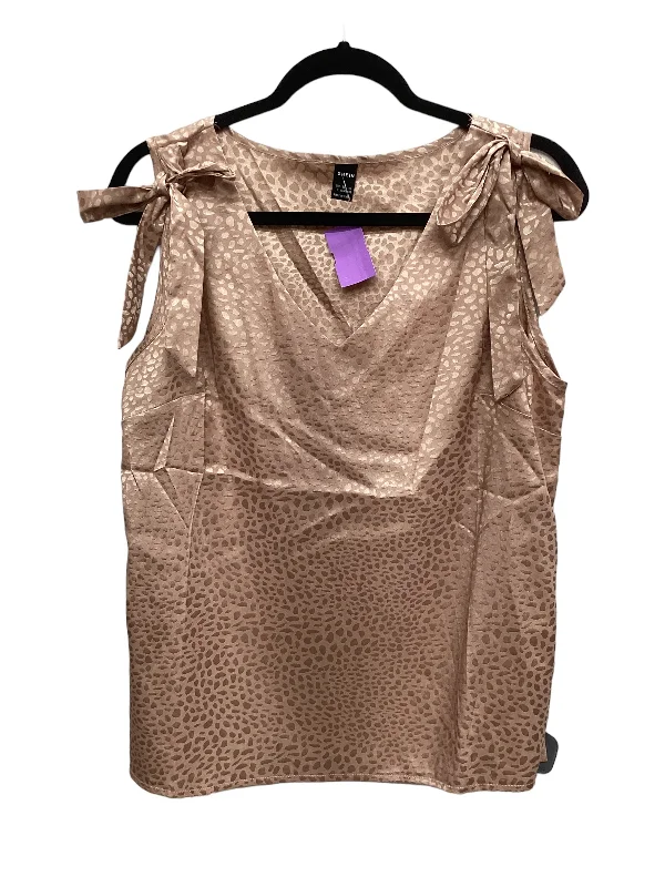 women's tops for those who want to add a touch of elegance and sophistication to their everyday wearPink Top Sleeveless Shein, Size L