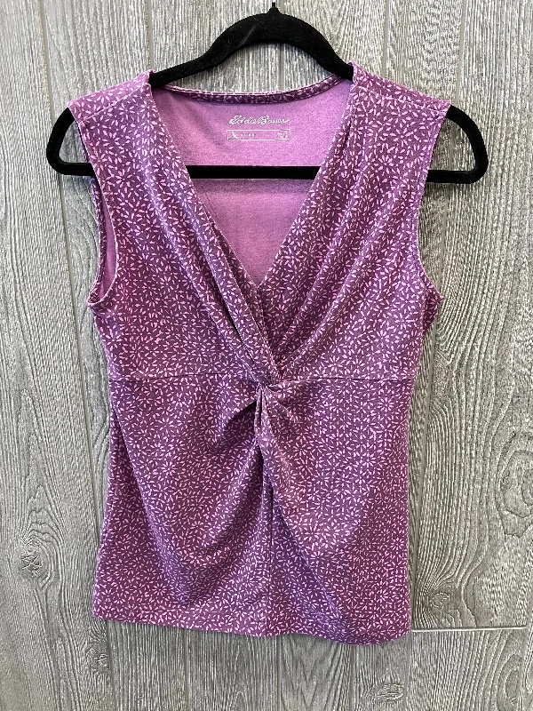 spaghetti strap women's topsPurple Top Sleeveless Eddie Bauer, Size S