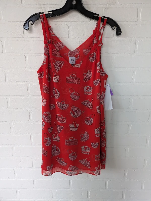 camisoles for womenRed Top Sleeveless Cabi, Size S