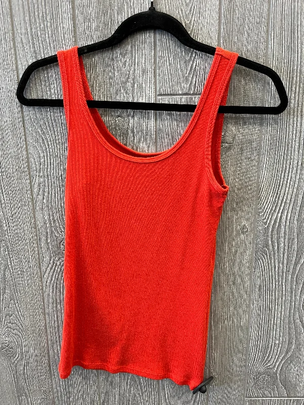 women's tops with bell sleevesRed Top Sleeveless Time And Tru, Size S