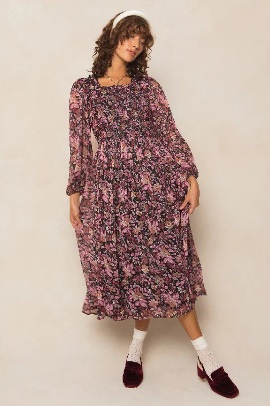 women's unique dressesSasha Dress in Faded Floral - FINAL SALE