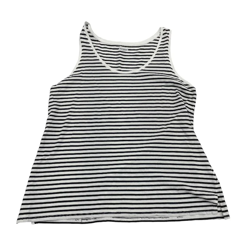 women's tops for those who refuse to compromise on styleStriped Pattern Top Sleeveless Old Navy, Size L