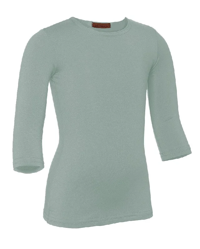 PB&J Girls Modal 3/4 Sleeve Shell - Sky Blue