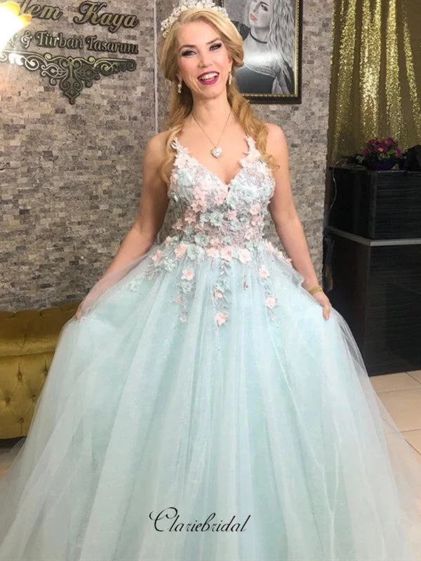 prom dress fitting adviceModest Appliques Prom Dresses 2020, Straps Tulle Prom Dresses Long